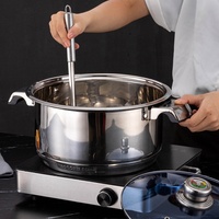 Grosir 115pcs Set Peralatan Masak Stainless Steel Desain Klasik Panci dan Wajan Serbaguna dengan Peralatan Dapur