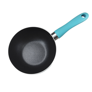 Nueva Sartén <span class=keywords><strong>Rosa</strong></span> y Azul para Cocina y Restaurante, Sartén Profunda para Huevos de Codorniz con Revestimiento Antiadherente y <span class=keywords><strong>Mango</strong></span> de Silicona - Product Image 6