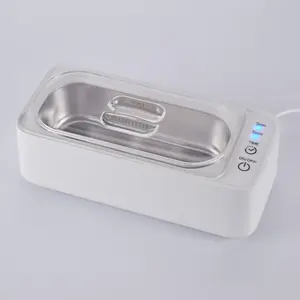 Portable High Frequency Ultra Sonic Cleaner Contact Lens Eyeglass Retainer Home Cleaning Appliance Mini Jewelry Sonic Cleaner