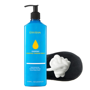 Leche de bronceado de Etiqueta Privada, crema hidratante de bronceado corporal duradera, crema de bronceado <span class=keywords><strong>para</strong></span> culturismo <span class=keywords><strong>para</strong></span> <span class=keywords><strong>piel</strong></span> brillante - Product Image 1