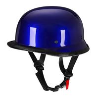 Casco Retro Abierto Estilo Segunda Guerra Mundial, Material ABS para Motociclismo, Protección de Cabeza Novedosa, Cascos Para Moto