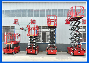 High Quality Man Lifting Automatic Scissor Lift Hydraulic <b>Scaffolding</b> Self Propelled Warehouse Scissor Lift - Product Image 4