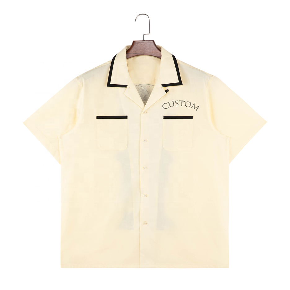 Artesanía de Calidad y Estilo en camisa de bolos para Hombre para