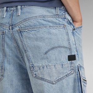 Pantalones Cortos de Mezclilla para Hombre ShanLai, 100% Algodón, Venta de Fábrica, Estilo Holgado para Verano - Product Image 3
