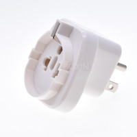 Adaptateur de prise de voyage US/EU/AU vers US 3 broches USA Japon Canada Philippines Thaïlande Taïwan Type B avec mise à la terre SD-5