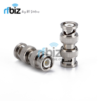 INERGEK Vente Directe Fabricant Connecteurs RF 4GHz 50 Ohms BNC-JJ Type Mâle-Mâle Adaptateur RF