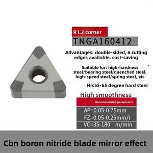 Zengying CBN kim cương chèn cứng thép đúc gia công sắt Cubic Boron Nitride Công cụ Cắt chèn cho công cụ turningtn1604 - Product Image 6