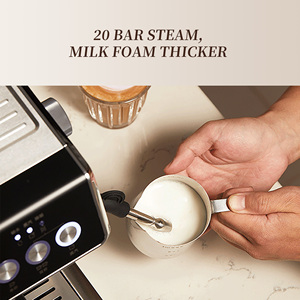 PANCERKA Portable Espresso Machine Large Capacity Commercial Cappuccino <b>Maker</b> Stainless Steel Bean Cold Brew - Product Image 5