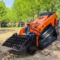 LIVRAISON GRATUITE 430tx plus mini chargeuse compacte EPA 500-1600kgs mini chargeuse frontale compacte avec accessoires multiples