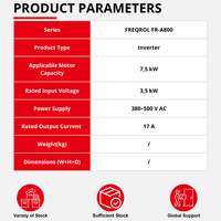 Variateur de fréquence Mitsubishi FR-A840-00250-2-60 7,5 kW 400 V pour la manutention de matériaux sur convoyeurs et le contrôle de vitesse des machines