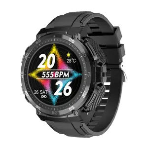 OEM 라운드 방수 320mah 1.32 TFT 360*360 Smartwatch 2 in 1 M68 스마트 시계 TWS 이어폰 헤드셋 스포츠 이어폰 BT 통화