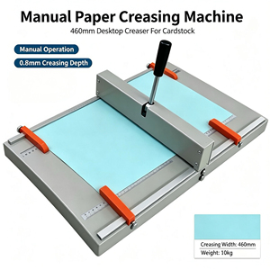Macchina Piegatrice Manuale 350 460 480mm, Piegatrice Multiformato per Piccole Produzioni <span class=keywords><strong>di</strong></span> Biglietti e Lavori Artigianali - Product Image 3