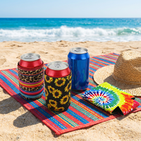 Support isotherme en néoprène personnalisé avec logo pour canettes et bouteilles de bière – Cadeau idéal pour mariages et fêtes – Enfriador de Latas vierge