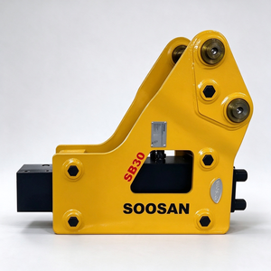 Soosan SB30 - Martillo Hidráulico Lateral para Excavadora, Herramienta de Demolición de Rocas, Suministro Directo de Fábrica, Garantía de Un Año - Product Image 1