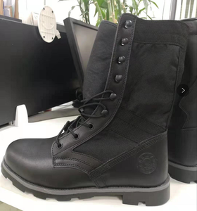 Bottes tactiques de combat noires Ghana Upper Light and Strong Desert, hauteur de la <span class=keywords><strong>cheville</strong></span> 25 cm, en maille, vente directe d'usine, classiques - Product Image 2