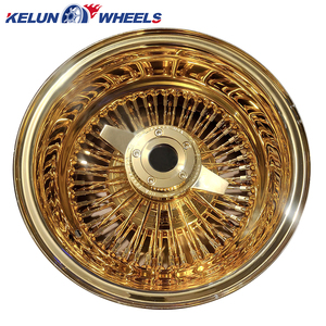 ล้อแม็กซ์ KELUN ยี่ห้อใหม่ 4 ชิ้น ผลิตจากเหล็กชุบโครเมียม ลายซี่ลวด 72 ซี่ - Product Image 2