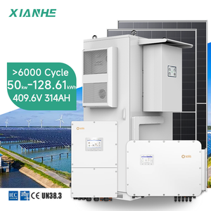 Système d'énergie solaire prêt pour les micro-réseaux de 128 kW avec BESS haute tension de 314 Ah et panneaux mono crystallins de niveau 1 pour projets C&I - Product Image 1