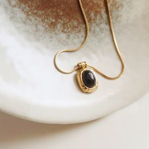 Nouveau design 2025 – Collier personnalisé en acier inoxydable plaqué or, non ternissant, avec pierres précieuses multiples, pour femme – Vente en gros - Product Image 6