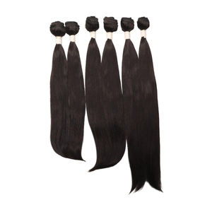 Extension fatte a mano capelli ricci realistici trama capelli in fibra chimica 100% capelli sintetici - Product Image 2