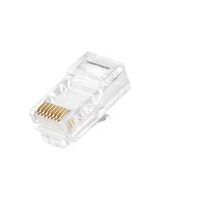 Factory Price Internet Cable Connecting Plug 8P8C Crystal UTP Cat5e RJ45 Connector