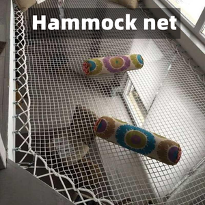 <span class=keywords><strong>Filet</strong></span> de <span class=keywords><strong>mezzanine</strong></span> tressé en polyester blanc / <span class=keywords><strong>Filet</strong></span> de sol pour hamac / <span class=keywords><strong>Filet</strong></span> de <span class=keywords><strong>mezzanine</strong></span> / <span class=keywords><strong>Filet</strong></span> de hamac pour loft - Product Image 1