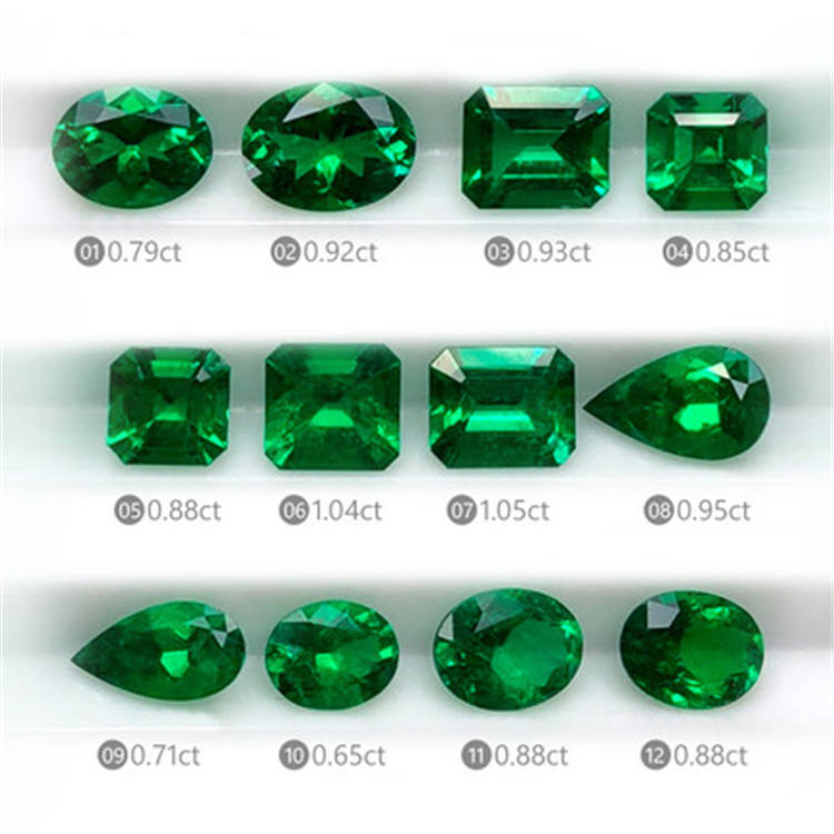 Synthetic Zambian Emerald Price Lab Created Gemstones
