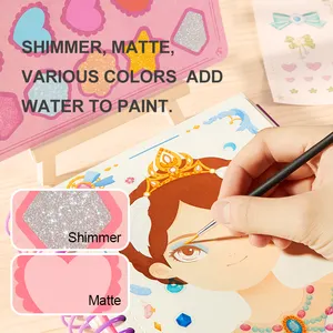 마이더 어린이 수제 DIY 공주 메이크업 책 6 세 소녀-공주 공 미용 교육 완구 - Product Image 4