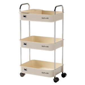 2/3/4 Tier Rolling <b>Storage</b> <b>Cart</b> High Capacity <b>Storage</b> Shelf Movable <b>Storage</b> Rack Kitchen Bathroom and Livingroom Organizer - Product Image 5
