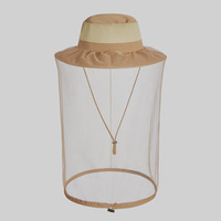 Chapeau anti-moustiques et pare-soleil en maille, casquette de pêche, chapeau de jardin anti-insectes, cache-visage avec boucle pour hommes et femmes