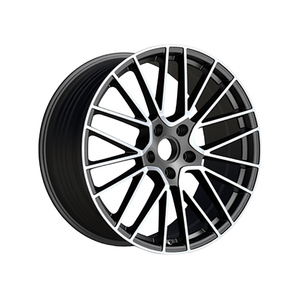 Rines de Aluminio Fundido para Automóvil de Pasajeros, 21x10 5x130, 5 Orificios, Acabado Mecanizado en Color Gris Metálico - Product Image 1