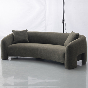 Fabricante de Muebles para Hoteles, Sofá Modular de Tela Curvo de Diseño para Eventos, de 3 y 4 Plazas, para Vestíbulo de Bodas - Product Image 2
