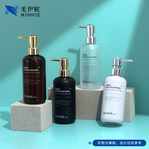 Flacon pompe rond Minnie 500ml en PET givré pour lotion, shampoing, gel douche, cosmétiques - Product Image 5