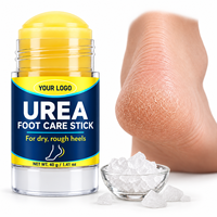 Stick de Soin des Pieds à 60% d'Urée, Exfoliant pour Peaux Mortes, Crème Hydratante pour Pieds Secs, Talons Fissurés et Peaux Rugueuses, Marque Privée