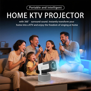 Jy320ktv Thông Minh Xách Tay LED Chiếu Không Dây Mini Xách Tay 4K Rạp Hát Tại Nhà Proyector Hy300 <span class=keywords><strong>Pro</strong></span> Rạp Chiếu Phim Chiếu - Product Image 2
