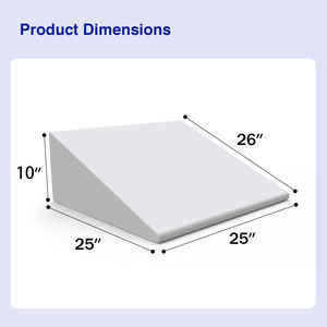 ओएम/ओटम बेड वेज 100% पॉलिएस्टर त्रिभुज मेमोरी फोम एंटी-बैक्टीरिया तकिया इंफ्लेटेबल डिजाइन पैरों के समर्थन के लिए अनुकूलित रंग - Product Image 6