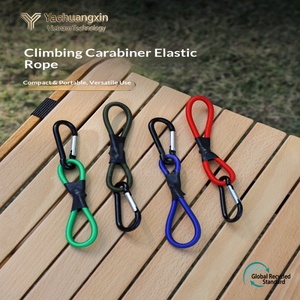 YCX YCX-9.81 Accesorios Portátiles Multifuncionales para Tiendas de Campaña y Senderismo, Cuerda Elástica, Gancho de Montañismo para Exteriores, Aleación de Aluminio - Product Image 4