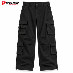 Wholesale <b>mens</b> denim cargo pants Custom <b>mens</b> denim cargo pants Cargo <b>jeans</b> Utility Style Denim Low MOQ Collection - Product Image 5