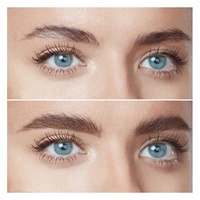 Gel pour sourcils végétalien avec pinceau, maquillage avec Logo, emballage à forte tenue, fabrication de marque privée