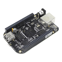 Praktis untuk Beaglebone BB HITAM AM3358 512MB + 4GB EMMC AI papan pengembangan dengan TTL Line + kabel jaringan + 32G kartu SD + Power US Pl