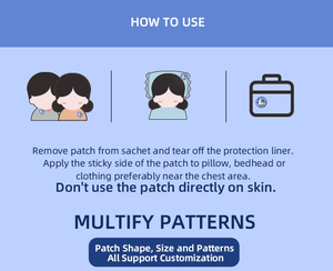 Patch de sommeil personnalisé avec mélatonine, Patchs de sommeil confortables pour femmes et hommes - Product Image 2