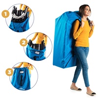 Sac de voyage pour poussette de bébé double extra large Buggy Gate Check Bag Backbags Long Bag For Carring Poussette