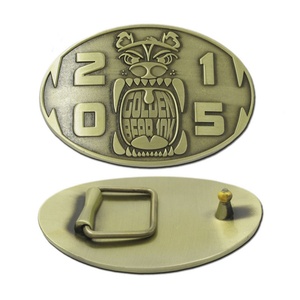 Hebilla de Cinturón Personalizada de Metal Antiguo para Bicicleta, Carrera, Recuerdo, Honor - Product Image 1