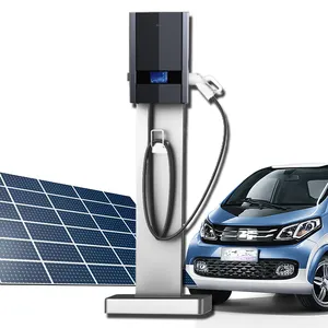 Servizio OEM Guangzhou supply dc fast ccs gbt chademo commercial evse solar panel ev charger station