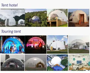 Offre Spéciale vente en gros de tentes à dôme géodésique de luxe Leshu Resort tente transparente extérieure pour événements Safari Igloo Dome House