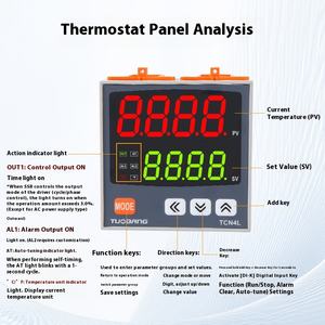 大型デジタルディスプレイプラスチック温度コントローラーTCN4S/<span class=keywords><strong>M</strong></span>/H/Lリレーソリッドステートデュアル出力PID工業用サーモスタット - Product Image 4