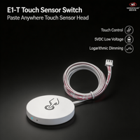 Interruptor Táctil Adhesivo para Cualquier Superficie E1-T
