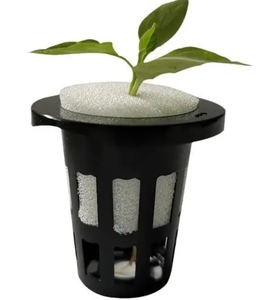 Hidroponik plastik sepet bitki plastik ağ tencere kapalı saksı <span class=keywords><strong>Net</strong></span> fincan - Product Image 3