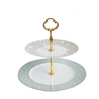 Ensemble de tasses à thé et soucoupes en porcelaine fine élégante, tasses à café en céramique dorées, théière, sucrier, pot à lait pour 6 personnes