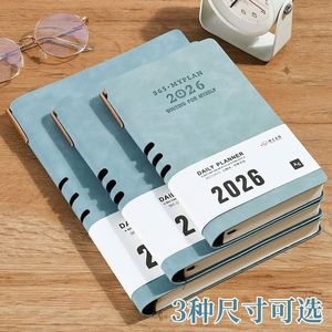 Agenda Personalizada con Logotipo, Cuaderno de Cuero PU A5/B5, Diario de Papel Grueso, Organizador de Horarios Diarios para Negocios, Regalo Corporativo - Product Image 6