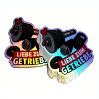 Autocollants promotionnels personnalisés, logo de marque, vinyle découpé, imperméable, pour la promotion commerciale, cadeaux promotionnels